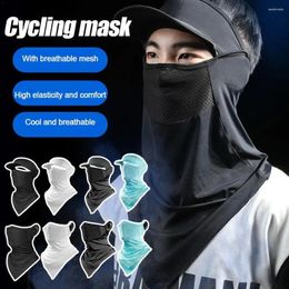 Bandanas Sun Protection Fishing Hat Mountaineering Scarf Bandana Cycling Face Mask With Brim Anti-UV Towel