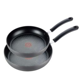 T-fal Ultimate Hard Anodized Nonstick Fry Pan 2 Piece, 10, 12 Inch, Oven Broiler Safe 400F, Cookware, Pots and Pans Set Non Stick, Kitchen Frying Pans,