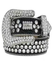 2022 Designer Belt Cintura uomo Simon for Men Women Shiny diamond belt Set with luminous rhinestones Valentine's Day Gift7987115