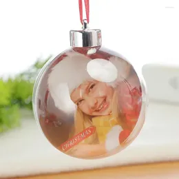 Party Decoration Po Baubles For The Christmas Tree Ball Ornaments Fillable Home Year 2024 And Valentine's Day