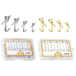 Hooks For Suspending Pictures 50 Pcs Heavy Duty Easy Installation Mirror Decoration Multifunctional Hardware Kit