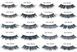 Whole W series 48 style Flash girl High Quality 1pairs 5D mink Magnetic Eyelashes Luxury box Magnetic Liquid Eyeliner and Twee9720731