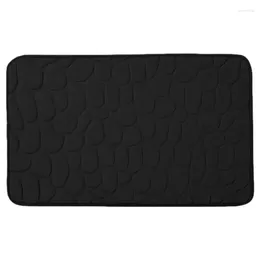 Bath Mats Memory Foam Bathroom Rug Soft And Comfortable Pebble Pattern Anti-Slip Mat For Bedroom Living Room