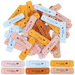 Storage Bottles 60 Pcs Label Bag Tags DIY Accessories Handmade Labels Knitting Clothes Clothing Crafts