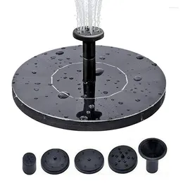 Garden Decorations Solar Fountain Water Pool Pond Decoration Panel Powered Pump