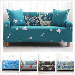 Chair Covers Plants Sectional Stretch Sofa Elastic Slipcovers All-inclusive Polyester Cushion Towel For Living Room