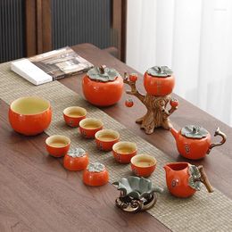 Teaware Sets Ceramic Travel Chinese Tea Set Cup Service Mugs Infuser Bubble Accessories Cutlery Taza Mate Kitchen YX50TS