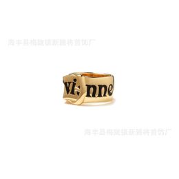 Brand Westwoods Belt Buckle Ring Womens High Edition Classic Punk Style r Nail