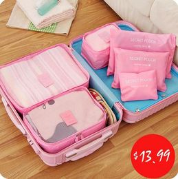 Storage Bags Clothes Organiser 6 Pieces/Set Clothing Finishing Bag Luggage Deconsolidator Travel