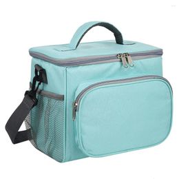 Storage Bags Large Capacity Insulated Thermal Tote Bag Cooler Outdoor Picnic Simple And Generous Design Detachable Shoulder Strap Durable