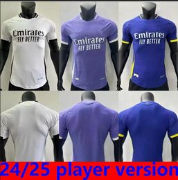 24 25 BELLINGHAM VINI JR Soccer Jersey Football Shirt RODRYGO CAMAVINGA Real Madrids 2024 2025 Arda Guler Home Away Third Player Maillot De Foot Kits Camiseta _Jersey