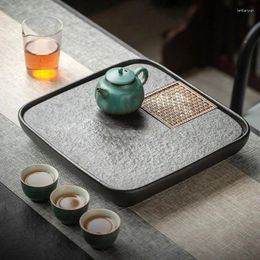 Tea Trays Storage Serving Office Tray Minimalist Product Square Hand Made Ancient Service Jewellery Plateau Home Products