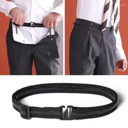Belts Easy Use Shirt Fixing Belt For Women Men Adjustable Invisible Coat Cincher DownJacket Sweater Bands Wholesale