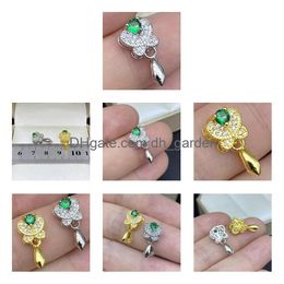 Jewelry Settings S925 Sier Pearl Pendant Mounts Necklace Accessories Diy Enamel Bat Drop Deliver Delivery Dhijd
