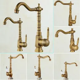 Bathroom Sink Faucets European Style Retro Kitchen Faucet Domestic Vegetable And Cold Water Tank Nozzle For Garden Fitting