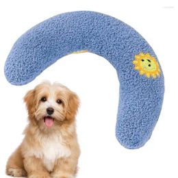 Dog Apparel Pet Calming Toy Creative U Shaped Neck Support Pillow For Medium Large Small Dogs Upper Spine Supplies