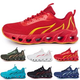 GAI running shoes for men Triple Black Whites Red Blue Dark Green Yellow mens breathable outdoor sport sneaker trainers