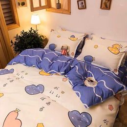 Bedding Sets BBSET Cartoon Cute Pet Era Set 3/4PCS Adult/kids Gift Duvet Cover Quilt Pillowcase Students Bed Linen