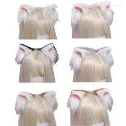 Party Supplies Lovely Faux Fur Kitten Ears Hair Clips Japanese Anime Cosplay Furry Animal Hairpins Halloween Dropship