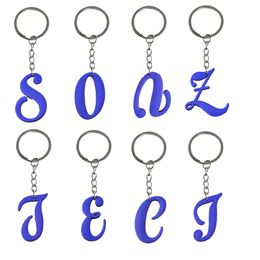 Keychains Lanyards Purple Large Letters Keychain Tags Goodie Bag Stuffer Christmas Gifts And Holiday Charms Keyring For Classroom Scho Otr5A