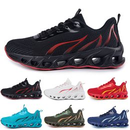 GAI running shoes for men Triple Black White Reds Blue Greens Yellow Grey mens breathable outdoor sneaker trainers discount