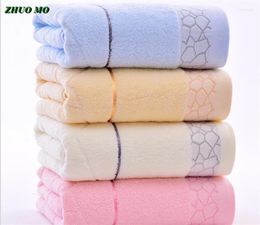 Towel 140x70cm Bath Towels Cotton 6 Colors Avaliable Fiber Natural Eco-friendly Embroidered