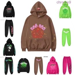 Designer Hoodie Young Thug 555555 Trapstar Men Women High Quality Foam Print Web Graphic Pink Sweatshirts Y2k Pullovers YO8S YO8S