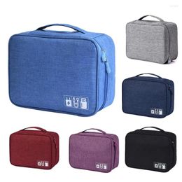 Storage Bags Organiser Cable Organise Charger Portable Case Bag Travel Closet For Headphones Digital Zipper Accessories Data USB