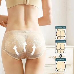 Women's Panties Women Sponge Pad Underwear Enhance Curves With Seamless BuLifter Low Waist Tummy Control Soft For A