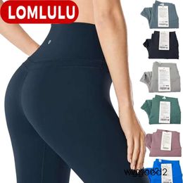 Women Designer Lu Yoga Pants Fiess Tights Flexibilitet Hip Lift T Sweatpants Running Traini 69 9668 7583466