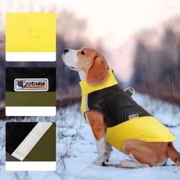 Dog Apparel Jackets With Reflective Strips Winter Warm Clothes High Neck Waterproof Pet Clothing Kitten Cat Windproof Coat KXRE