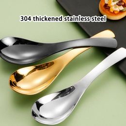 Spoons Soup Spoon Corrosion Resistance Metal Cooking Utensils Children