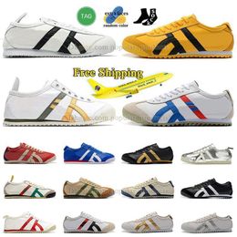 trainers suede black and white running shoes free shipping striped metallic sliver mexico 66 top low jogging walking flats outdoor vintage tiger sneakers