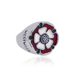 Designer Westwoods High Edition Light Luxury Style Rose Blossom Ring Banquet Nail 4DVQ
