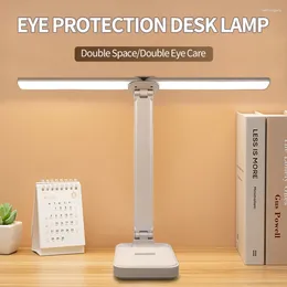 Table Lamps LED Desk Lamp 3 Levels Dimmable Touch Reading Light USB Rechargeable Eye Protection Foldable For Bedroom Study