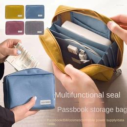 Cosmetic Bags Style Waterproof Thick Nylon Cloth Storage Bag Charger USB Cable Case Travel Organizer Makeup
