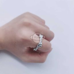 Brand Westwoods Four Section Bone Ring with Personalised Punk Instagram Celebrity Nail IRQW