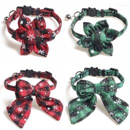 Dog Apparel Christmas Bow Tie Pet Puppy Cat Accessories For Small Dogs Bandana Supplies Ties