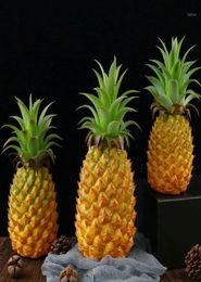 Decoration Display Artiifical Pineapple Fruit Model High Simulation Fake Pography Props Ornament Party5844011