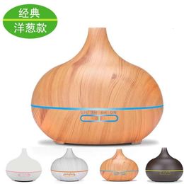 Onion Aromatherapy Hine for Home Use, Silent Bedroom, Wood Grain Humidifier, Office Desktop Air Purification, Small Facial Hydration