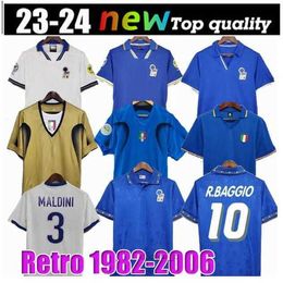 Soccer Jerseys 1982 ItalyS Retro soccer Jersey 1990 1996 1998 2000 HOME FOOTBALL 1994 Maldini Baggio Donadoni Schillaci Totti Del Piero 2006 Pirlo Inzaghi buffon45