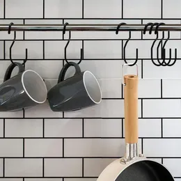 Hooks 12 Pcs Sturdy Stainless High Strength Kitchen Pans Pots Storage Hangers Home Helper Purse Bag