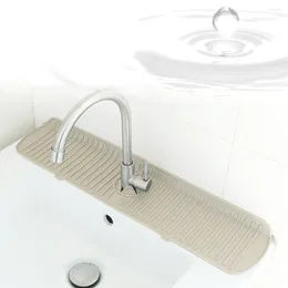 Table Mats Silicone Kitchen Faucet Mat Flexible Splash Guard Draining Tray Quick Drain Water Catcher Sink Pad