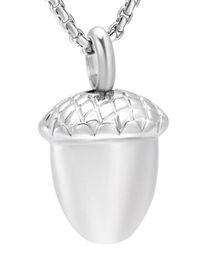 Chains ACORN Cremation Necklace For HumanPetAnimal Ashes Stainless Steel Memorial Urn Keepsake Pendant Jewelry WomenKid5800876