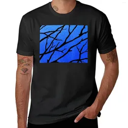 Men's Polos Ultramarine Forest Winter Blues II T-shirt Plus Size Tops Summer Mens Tall T Shirts