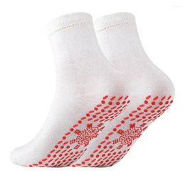 Women Socks 3Pairs Winter Heated Anti-Fatigue Multifunctional Thermal Sock For Hiking (black)