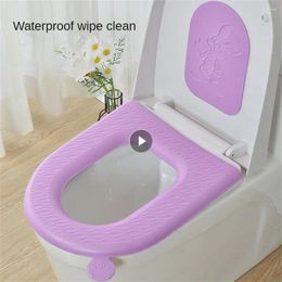 Toilet Seat Covers Eva Adhesive Portable Waterproof Easy To Clean Mat Comfortable Trendy Cushion