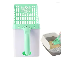 Dog Carrier Cat Scoop Sand Toilet Box Pet Supplies 2 In 1 Cup Litter All-in-One Tray