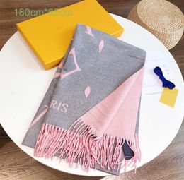 Top Women Man Designer Scarf Fashion Brand 100 Cashmere Scarves For Winter Womens And Mens Long Wraps Size 180x65cm Christmas Gif5534481
