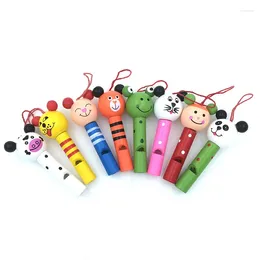 Party Favour 20/10/5Pcs Mini Multicolor Wooden Whistles Kids Birthday Favours Toy Baby Shower Noice Maker Toys Goody Bags Pinata Gifts